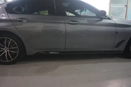 [부분랩핑] BMW 5시리즈 차량 루프랩핑,사이드미러 랩핑,M퍼포먼스 데칼 시공 / 청주 내덕동