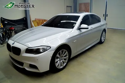 [랩핑필름제거] BMW 520d 전체랩핑 제거~전체랩핑제거/저가형필름제거 / 청주 내덕동