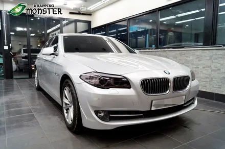 내차에 고급스러운 선그라스를 씌우다~아우디A6,BMW520d 라이트 스모그 필름 헤드램프 시공~ / 청주 내덕동