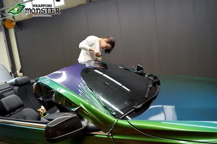 [전체랩핑]BMW 650i 카멜레온 어반정글 전체랩핑 시공~!! / 청주 내덕동