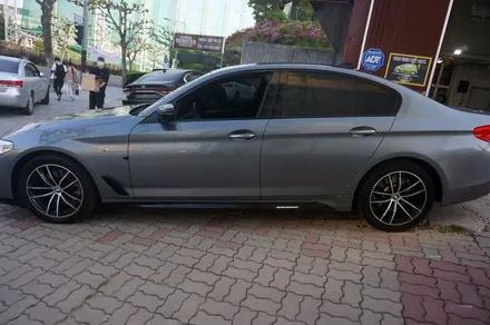 [부분랩핑] BMW 5시리즈 차량 루프랩핑,사이드미러 랩핑,M퍼포먼스 데칼 시공 / 청주 내덕동