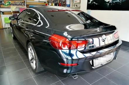 내차의 컬러를 원하는 컬러로 바꾼다! BMW 640d 미드나이트블루 메탈릭 전체랩핑~ / 청주 내덕동