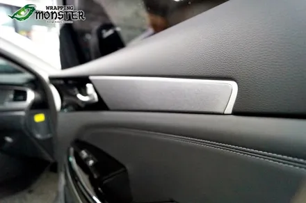 실내를 바꾸니 좋았다..더 뉴 K7 실내 브러쉬스틸 랩핑&PPF 생활보호 페키지 시공~ / 청주 내덕동