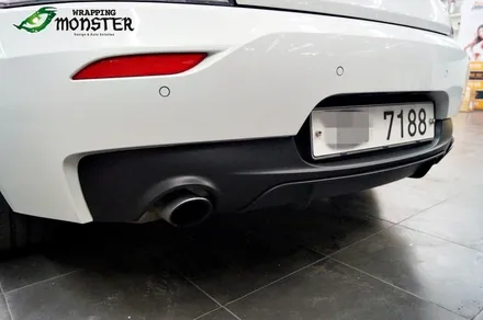 부분랩핑으로 산뜻하게 변신하기~BMW Z4 프론트립&디퓨져 무광블랙 랩핑~청주 부분랩핑,전체랩핑 전문시공 / 청주 내덕동