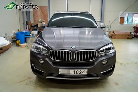 [전체랩핑] BMW X5 브러쉬블랙 전체랩핑 시공~! / 청주 내덕동