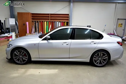 [전체랩핑] BMW 340i 사틴실버 전체랩핑 시공~!!퍼포먼스에 어울리는 최고의 컬러!! 풀랩핑도 역시 랩핑몬스터~!! / 청주 내덕동