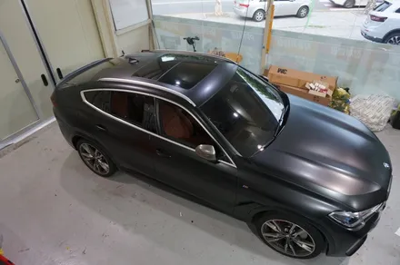 [전체랩핑] BMW X6 차량 전체랩핑 시공 / 청주 내덕동