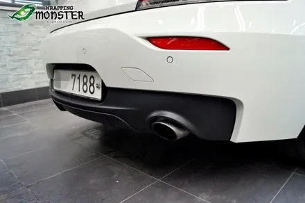 부분랩핑으로 산뜻하게 변신하기~BMW Z4 프론트립&디퓨져 무광블랙 랩핑~청주 부분랩핑,전체랩핑 전문시공 / 청주 내덕동