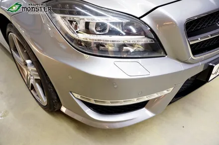 [PPF]벤츠 CLS 63AMG 앞,뒤 범퍼+라이트 몬스터가드PPF & 테일램프 스모그 필름 시공~!! PPF 시공도 랩핑몬스터~! / 청주 내덕동