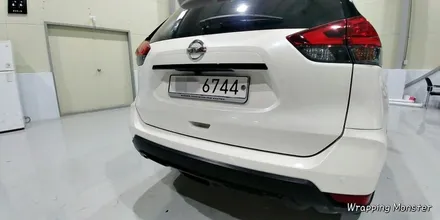 [부분랩핑] 닛산 엑스트레일 크롬부분 유광블랙 랩핑 시공~!!깔끔하게 하이그로시 블랙으로 드레스업 완성!! / 청주 내덕동