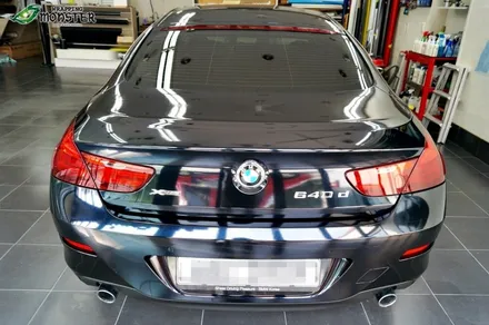내차의 컬러를 원하는 컬러로 바꾼다! BMW 640d 미드나이트블루 메탈릭 전체랩핑~ / 청주 내덕동
