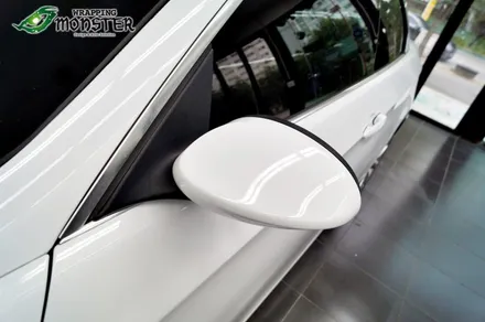 헌옷을 벗고 새옷을 입다~BMW 328i 컨버터블 유광화이트 전체랩핑 시공~ / 청주 내덕동
