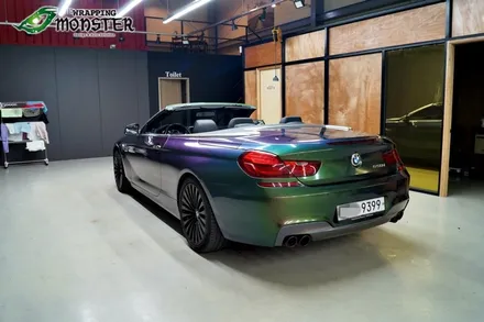 [전체랩핑]BMW 650i 카멜레온 어반정글 전체랩핑 시공~!! / 청주 내덕동