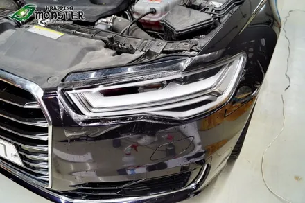 [전체랩핑] 아우디 뉴 A6 40tdi 글로스위키드 전체랩핑 시공~ / 청주 내덕동