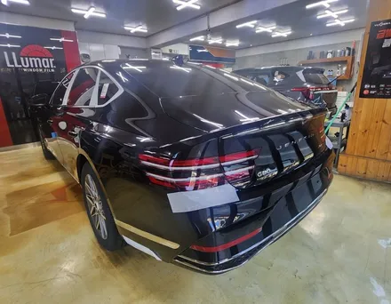 제네시스 G80 루마 버텍스 300 썬팅, 뷰게라 블랙박스 시공 / 서울 중랑구 묵동