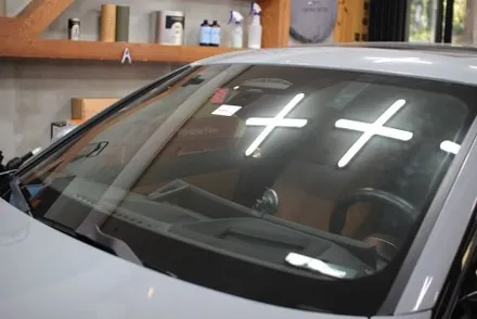 BMW 3시리즈 루마 버텍스 900  전면 썬팅 시공 / 서울 중랑구 묵동