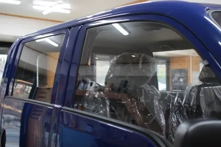 봉고 루마 버텍스 300 썬팅, 아이나비 블랙박스 시공 / 서울 중랑구 묵동