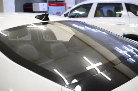 아반떼 CN7 루마 버텍스 300 썬팅, 아이나비 블랙박스 시공 / 서울 중랑구 묵동