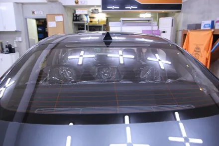 쏘나타 SKC썬팅, 파인뷰 블랙박스 시공 / 서울 중랑구 묵동