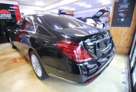 벤츠 S350D 루마 버텍스 900 전면썬팅 시공 / 서울 중랑구 묵동