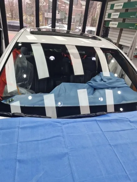인천 연수동 송도 BMW 530i 글라스틴트 레이니 블루 썬팅