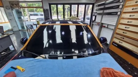 인천 연수동 BMW 3시리즈 전체 재작업 블락 포디 썬팅
