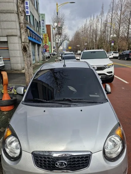 인천 연수동 기아 뉴모닝 블락포디 재작업 썬팅