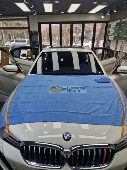 인천 연수동 송도 BMW 530i 글라스틴트 레이니 블루 썬팅