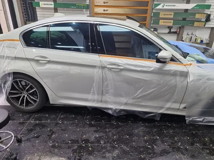 인천 연수동 송도 BMW 530i 글라스틴트 레이니 블루 썬팅