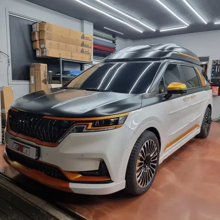 카니발출고 신형카니발 아드님이 원하는 스타일로 랩핑하기 / 대구 북구 침산동