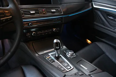 대구실내랩핑 BMW528i 무광카본으로 고급스럽게 / 대구 북구