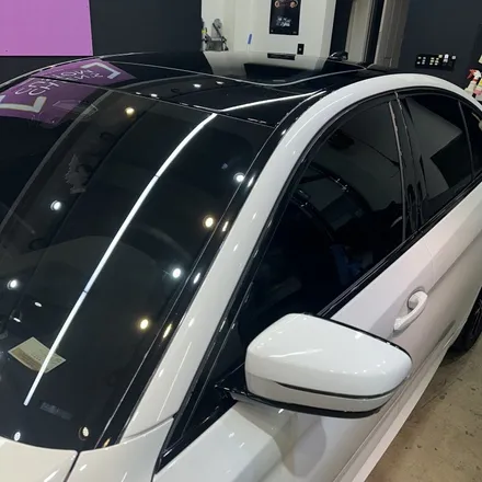 대구자동차랩핑 전문점 BMW 5시리즈 블랙PPF 루프스킨 크롬죽이기 가 / 대구 북구 침산동