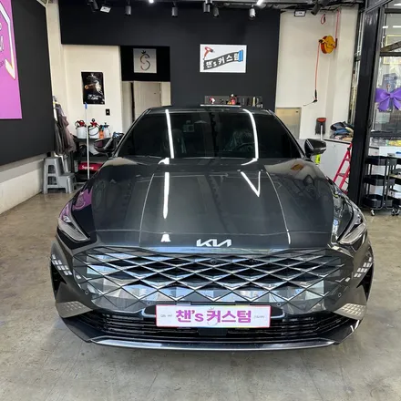 대구 부분랩핑 K8 신차 윈도우 크롬죽이기 챈스커스텀 / 대구 북구