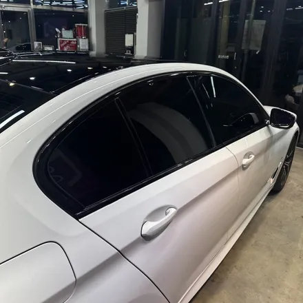 대구자동차랩핑 전문점 BMW 5시리즈 블랙PPF 루프스킨 크롬죽이기 가 / 대구 북구 침산동