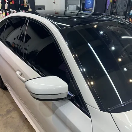 대구자동차랩핑 전문점 BMW 5시리즈 블랙PPF 루프스킨 크롬죽이기 가 / 대구 북구 침산동