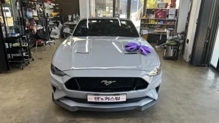 랩핑은 대구 챈스커스텀에서! 포드 머스탱GT 쿨그레이 전체시공 / 대구 북구 침산동