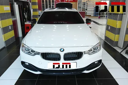 [디엠][자동차멀티샵][대구랩핑전문] bmw 4시리즈 부분랩핑(디퓨저랩핑) / 대구 수성구