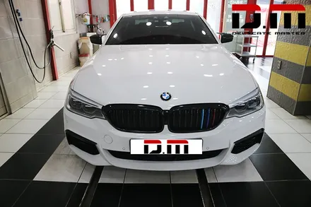 [디엠][자동차멀티샵][대구랩핑전문] BMW 5시리즈 루프스킨 + 부분랩핑(bmw3색랩핑) 시공 / 대구 수성구