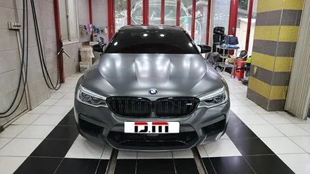 [대구자동차멀티샵/대구유리막코팅/대구랩핑/대구ppf/ BMW M5 프론트패키지/부분랩핑 시공] / 대구 수성구