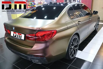 [디엠][자동차멀티샵][대구랩핑전문] BMW 5시리즈 G30 3M 카멜레온 필름 전체랩핑 + 무광카본 부분랩핑 시공 / 대구 수성구