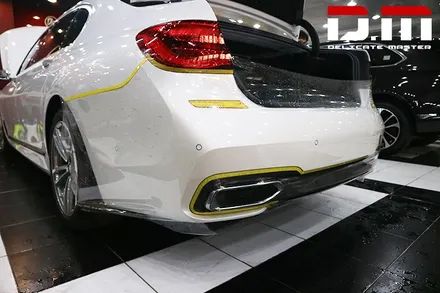 [디엠][자동차멀티샵][대구ppf,랩핑전문] BMW 7시리즈 740LD 전체 PPF 보호필름시공 + 미러,그릴 수전사 시공 + 유광카본블랙 루프,부분랩핑 + 유리막코팅 시공 / 대구 수성구