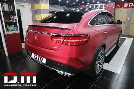 [디엠][자동차멀티샵][대구랩핑전문] 벤츠GLE350(SUV) 사이드미러 포인트랩핑(부분랩핑), 전체랩핑 시공 / 대구 수성구