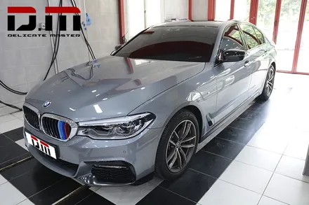 [디엠][대구랩핑전문] bmw 5시리즈 g30 루프스킨 + 사이드미러 부분랩핑(포인트랩핑) + 실내랩핑 (실내 카본랩핑) / 대구 수성구