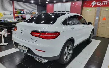 <벤츠 GLC 대구랩핑> 은은한 은색에서 또렷하고 깔끔한 흰색으로 변신완료! 벤츠 랩핑 시공 후기. / 대구 수성구