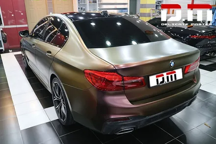 [디엠][자동차멀티샵][대구랩핑전문] BMW 5시리즈 G30 3M 카멜레온 필름 전체랩핑 + 무광카본 부분랩핑 시공 / 대구 수성구