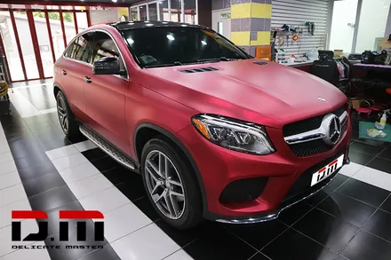 [디엠][자동차멀티샵][대구랩핑전문] 벤츠GLE350(SUV) 사이드미러 포인트랩핑(부분랩핑), 전체랩핑 시공 / 대구 수성구