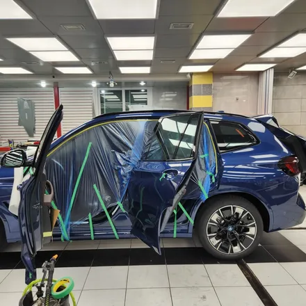 BMW IX3 전체 PPF +신차 출고 PPF +BMW IX3 신차 검수 및 PPF 전체 시공 / 대구 수성구