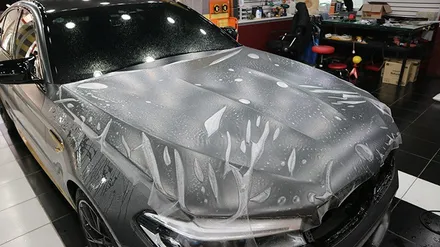 [대구자동차멀티샵/대구유리막코팅/대구랩핑/대구ppf/ BMW M5 프론트패키지/부분랩핑 시공] / 대구 수성구
