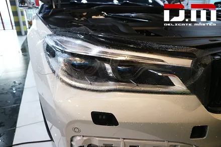 [디엠][자동차멀티샵][대구ppf,랩핑전문] BMW 7시리즈 740LD 전체 PPF 보호필름시공 + 미러,그릴 수전사 시공 + 유광카본블랙 루프,부분랩핑 + 유리막코팅 시공 / 대구 수성구