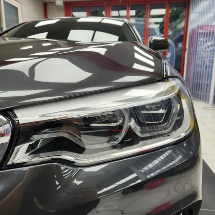 (PPF.랩핑.전문) BMW 5시리즈 보험수리(앞범퍼.앞횐다.라이트)PPF시공 BMW전문 시공업체 / 대구 수성구